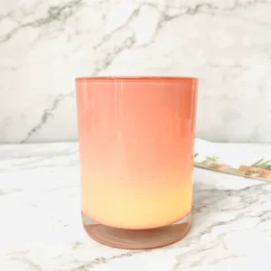 Simple Glass Candle Jar Glass Vessel for Candle Making with Box