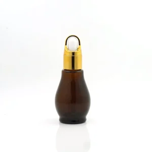 Single Gourd Glass Dropper Bottles with Dropper Packaging Cosmetics 10ml 20ml 30ml 50ml 100ml Serum Essence Oil Bottles