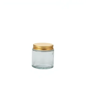 Sishang 100ml Round Glass Jar With Aluminum Lid For Pickles Seasonings & Condiments Food Storage Kitchen Container