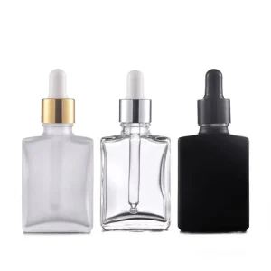 Skin Care Amber Glass Bottle 30ml Empty Glass Dropper Bottles for Essential Oil Packaging