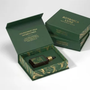 Skincare Cosmetics Essential Oil Set Box Small Cardboard Gift Packaging with Velvet