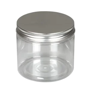 Small Glass Jar with Aluminum Lid