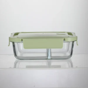Small Glass Storage Container with Lid