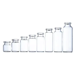 Small Molded Sterile 10ml Clear Glass Vial for Pharmaceutical and Veterinary Injection
