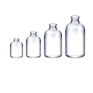 Small Molded Sterile Clear Glass Vial for Pharmaceutical and Veterinary Injection Packaging