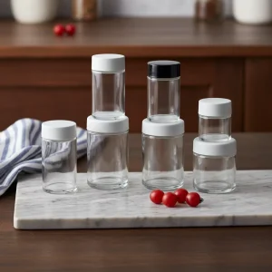 Smell-Proof 3.5g Empty Flower Jar Childproof Glass Jar