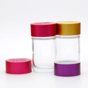 Smell-Proof Child-Resistant Glass Container for Storage