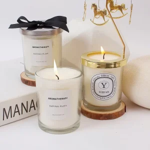 Smokeless Long Lasting Aromatherapy Handmade Decorative Cylindrical Jar Fragrance Home Bedroom Scented Candle