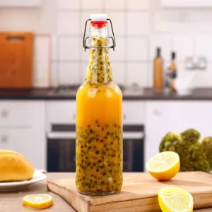 Snap Glass Beverage Bottle for Fruit Wine, Juice, and Milk