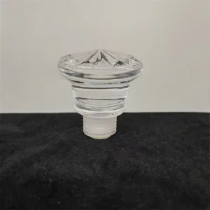 Solid Crystal Glass Cap Bottle Stopper Custom Processing of Various Shapes Sizes Made in China Lids Closures Flower Top Stopper