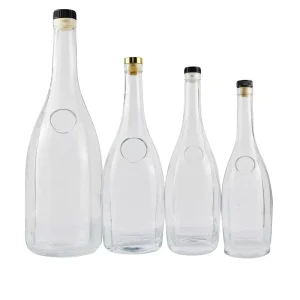 Source Factory Creative New Style Wine Bottle Whiskey XO Vodka Empty High White Glass Cork Sealed Shandong Model X883