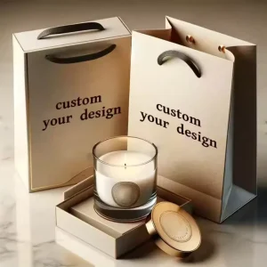 Soy Wax Candle in Glass Jar with Gift Packaging for Corporate Gifts Weddings Birthdays and Holidays