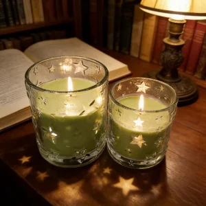 Soy Wax Scented Candle Glass Jar Smokeless Handmade Modern Wedding Gift