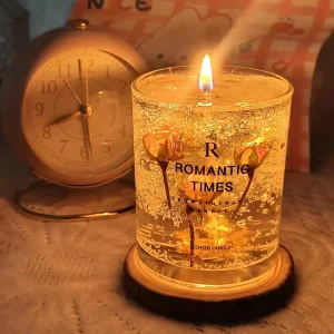 Spa Scented Candle Coconut Fragrance Gel Candle for Home Decoration