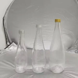 Sparkling Water Juice Beverage Mineral Water Soda Glass Bottle 200ml 330ml 500ml 750ml 1000ml with Lid