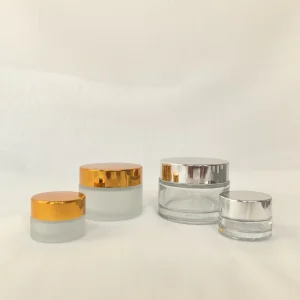 Special Hot Selling Jar Packaging Transparent Cosmetic Glass Cream 50g Glass Jar