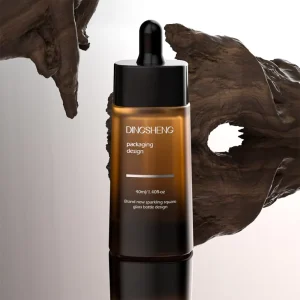 Spray-Painted Glass Dropper Bottle for Cosmetics and Serum