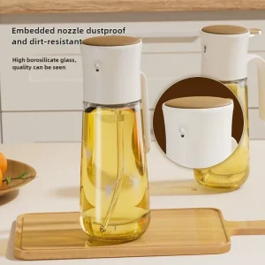 Spray Pot Food Grade Barbecue Edible Oil Atomization Nozzle Brushing Glass Kitchen Air Fryer Control Oil Spray Bottle