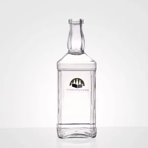 Square 700ml Liquor Whiskey Glass Bottle for Whisky