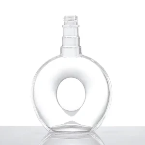 Square Glass Liquor Bottle with Cork, Matte Finish, for Tequila, Whiskey, and Vodka