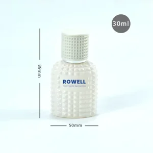 Square Refillable Perfume Bottle with Wood or Gold Cap 30ml 50ml 100ml