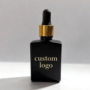 Square Serum Glass Oil Bottle with Dropper Sealing 100ml 30ml