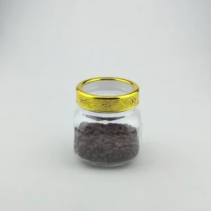 Square Transparent Glass Storage Jar with Screw Plastic Lid and Cover 800ml Capacity Carton Packed for Food Use
