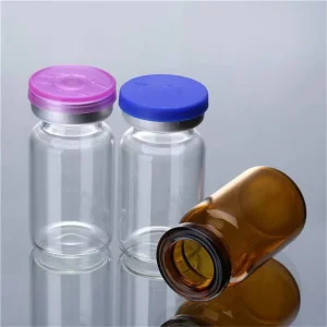 Standard pharmaceutical glass vials rich capacity range safe containers for liquid packaging
