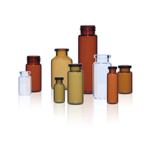 Sterile Tubular Glass Vials with Rubber Stoppers, 2ml, 3ml, 5ml, 7ml, 8ml, 10ml, 15ml, 20ml, 25ml, and 30ml