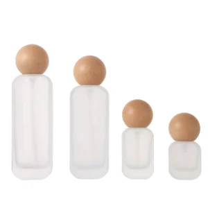 Stock Cosmetic Packaging Materials Skin Care Frosted Glass Empty Bottle Be Suitable for Essence Lotion Face Cream Printable logo