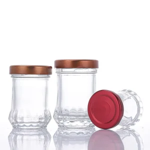 Stocked 50ml 100ml Clear 45ml 75ml 100ml Glass Honey Jar Jam Glass Storage Container