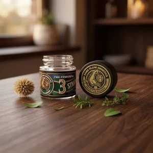 Straight Sided Glass Jar With CR Lid for Flower Packaging