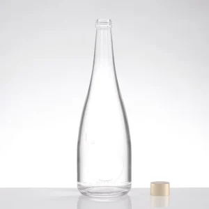 Summer Custom Logo Super Quality Spirits Clear Large 700ml 750ml Beverage Glass Promotional Water Bottle