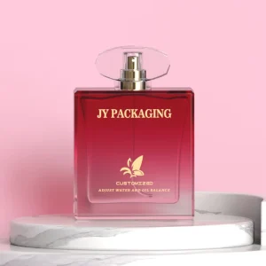 Supplier 110ml Clear Thick Glass Perfume Bottle, T-Shape Square Atomizer