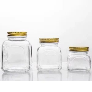Supplier Wide-Mouth Glass Mason Storage Jars with Lids