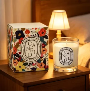 Sustainable Soy Wax Candle in Transparent Glass Jar Clean Burning & Eco Friendly Great for Home Use and Thoughtful Gifting