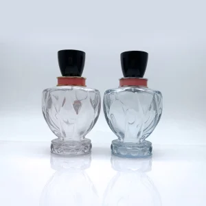 Tall Glass Perfume Bottle with Pump Sprayer and Seal 110ml