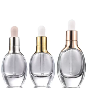 Thick and Durable square Glass Dropper Bottle with 15ml 30ml for Use Lotion Water or Essential Oil