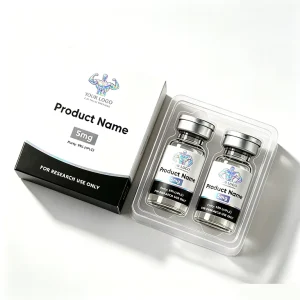 Top Selling High Purity 99.3% Glutathione Peptide Lyophilized Powder Vial Box Peptide Medicine Bottle Packaging Boxes Labels