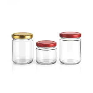 Top Selling Multifunctional Sealed Storage Thickened Glass Jars Jam Canning Sauces Sealed Storage Transparent Glass Jars
