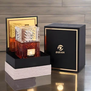 Transparent 100ml Men’s and Women’s Glass Perfume Spray Bottle With Glass Lid