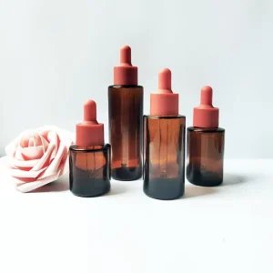 Transparent Colored Glass Essential Oil Bottle with Dropper, 10ml 15ml