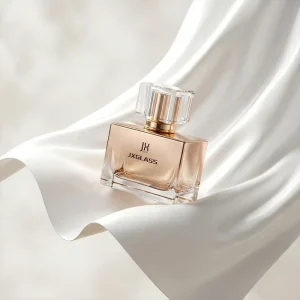 Transparent Edge Champagne Glass Bottle Premium Feminine Fragrance Container