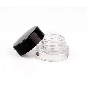 Transparent Empty Eye Cream Glass Jars 3g 5g