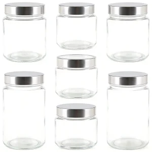 Transparent Food Glass Jar for Honey, 200ml 500ml 750ml 1000ml