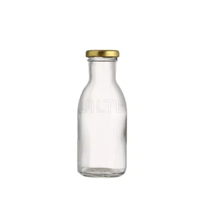 Transparent Frosted 250ml Glass Bottles for Beverage Sauce Juice and Coffee