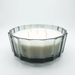 Transparent Glass Basin Craft Candle Three Colors Recyclable Glass Container Personalized Party Home Decoration