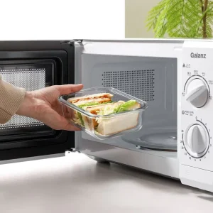 Transparent Glass Food Storage Containers with Lids and Glass Lunch Boxes