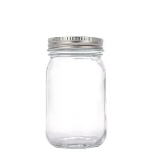 Transparent Glass Honey Dispensing Bottles and Sealed Jam Storage Jars