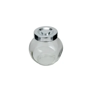 Transparent Glass Jar with Screw Cap for Preserves Jam Honey Candy Jelly and Canned Goods